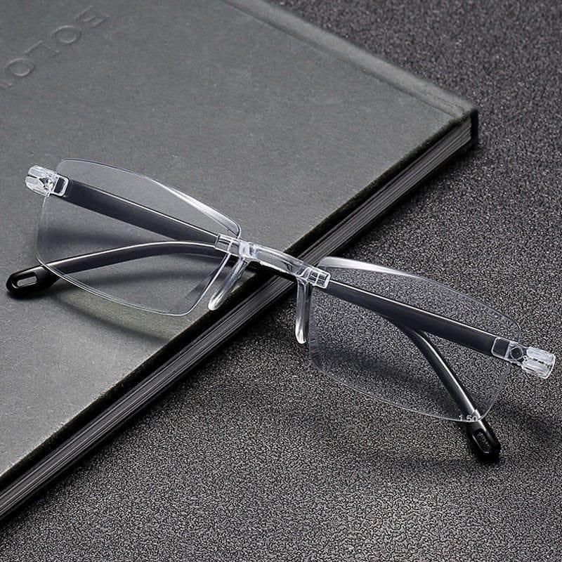 Rimless Reading Glasses for Daily use (Pack of 2)