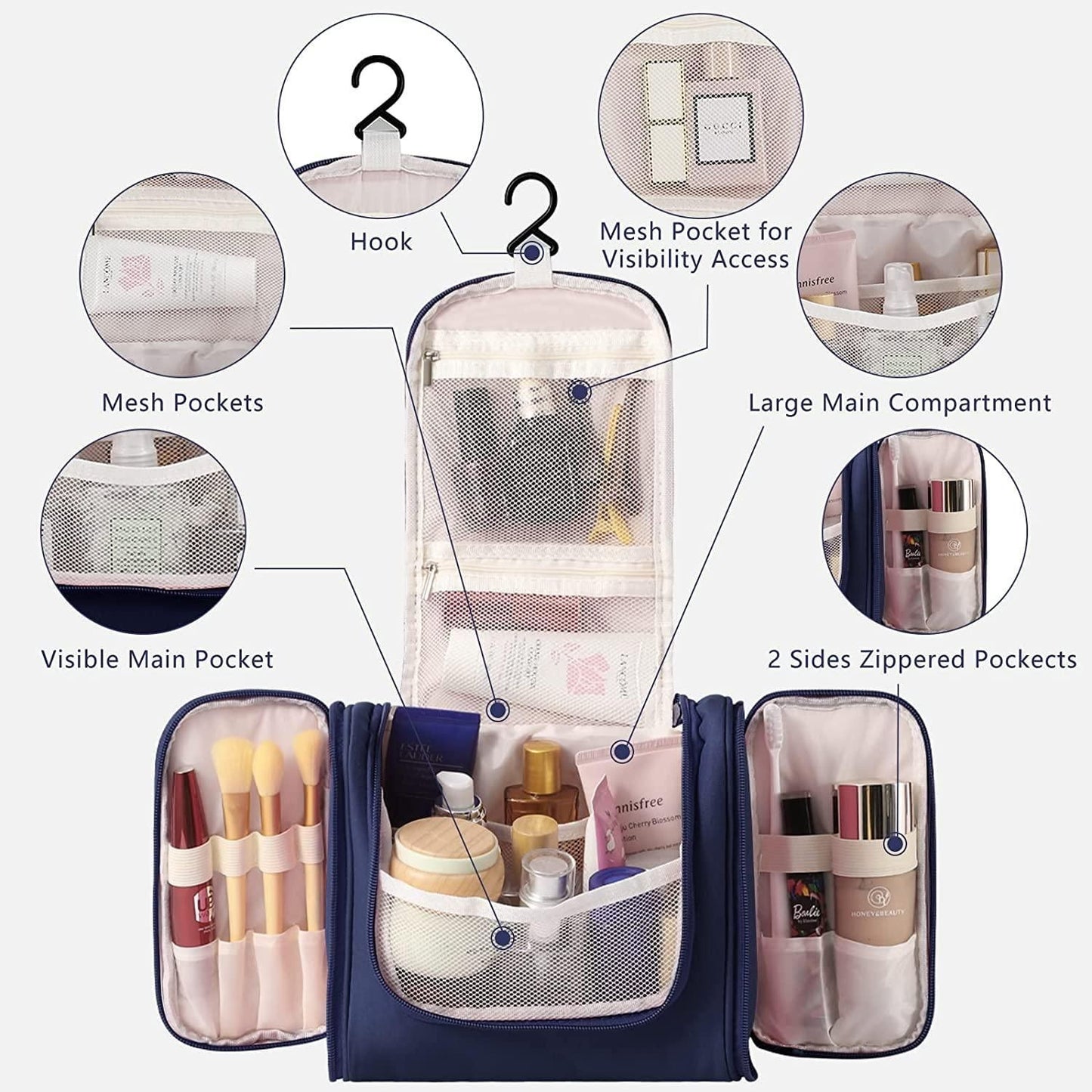 Hanging Toiletry Kit Bag